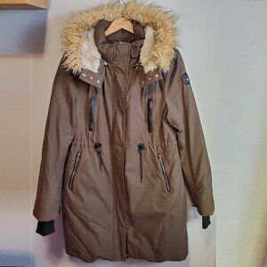 STORM MOUNTAIN Arctic Series Franklyn Parka Jacket Coat Fur Trim Down Women's XL